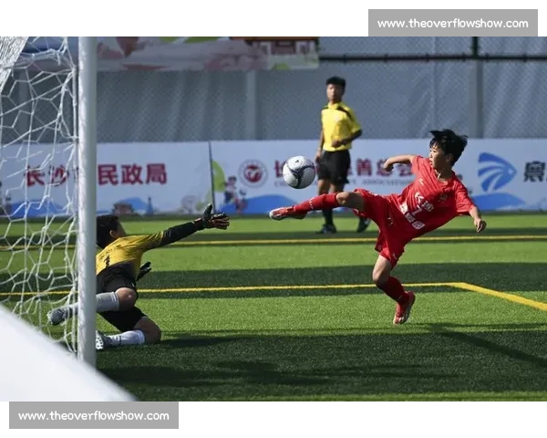 绿茵场上的激情燃烧观众欢呼声震撼全场